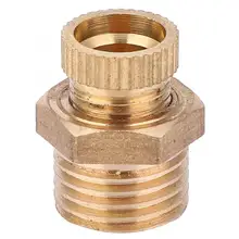 5 шт. дренажный клапан круглый латунный сменный комплект Воздушный компрессор аксессуары G1/4 детали для слива воды