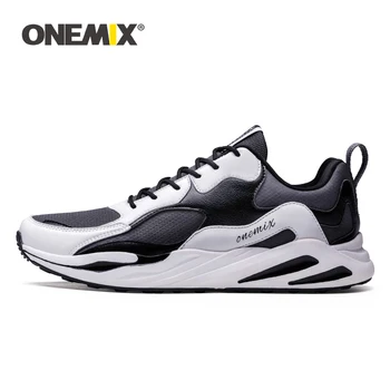 

ONEMIX Man Vintage Typical Style Dad Men Running Shoes Mesh Upper High Quality Retro Sneakers Outdoor Athletic Shoes Old Shoes