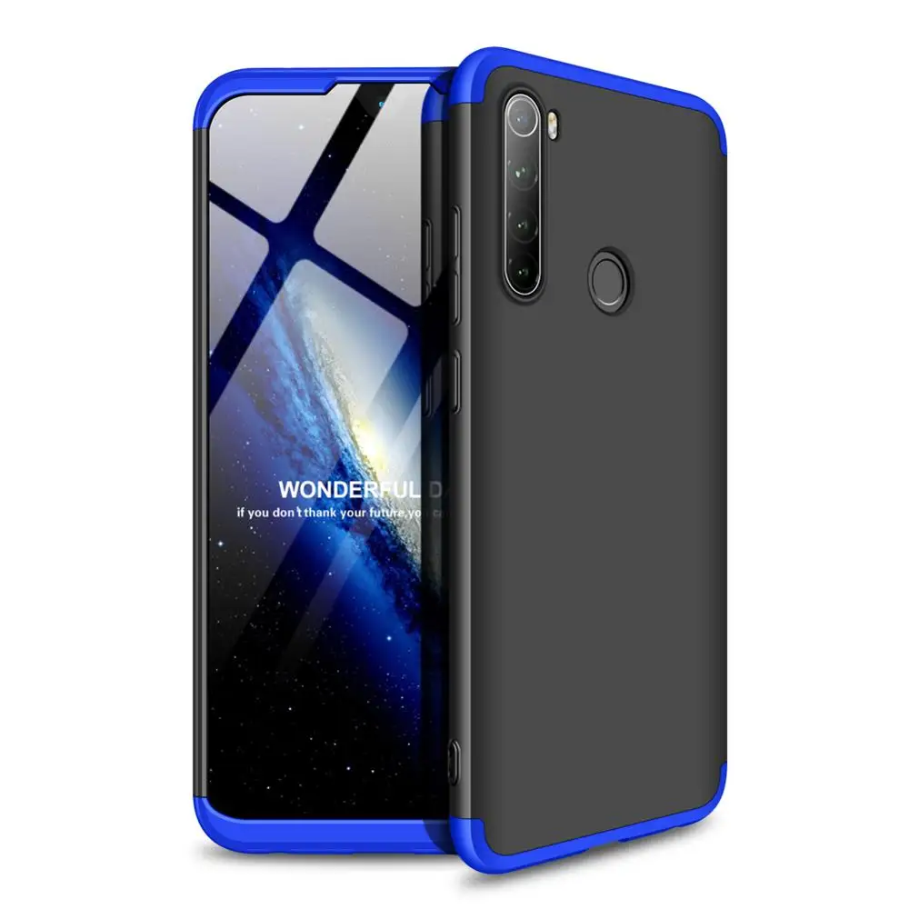 Luxury 3-in-1 Phone Case For Xiaomi Redmi Note 8T 8t Casing PC Hard Matte Back Cover | Мобильные телефоны и аксессуары