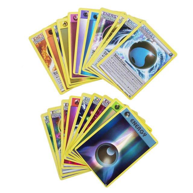 10-20 Pcs Pokemon ENERGY Card No Repeat Game Collection English Version Shining TOMY Battle Carte Trading Cards Toys Kids Gift 6