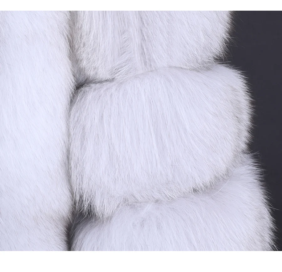 womens parka ODDFOX Brand Real Fox Fur Coat 2020 New Fox Fur Coat Warm Thick Fox Fur Coat Natural Fox Fur Outerwear Winter Ladies Streetwear long duvet coat