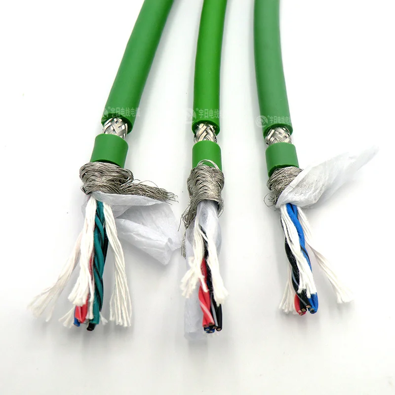 Кабель передачи данных Drag Chain 4 ядра 0 2 мм² 24 22AWG сверхгибкая экранированная витая