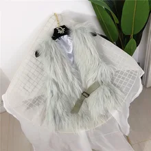 Aliexpress - New Woven Raccoon Hair Vest Short Style Woman Tighten Waist Belt Korean Version of Self-cultivation Woolly Vest Coat