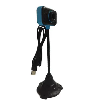 

Long Pole 480P Webcam Live Camera Wired Built-In Microphone Plastic Hd Video Call Drive-Free Home Use Office Internet Cafe