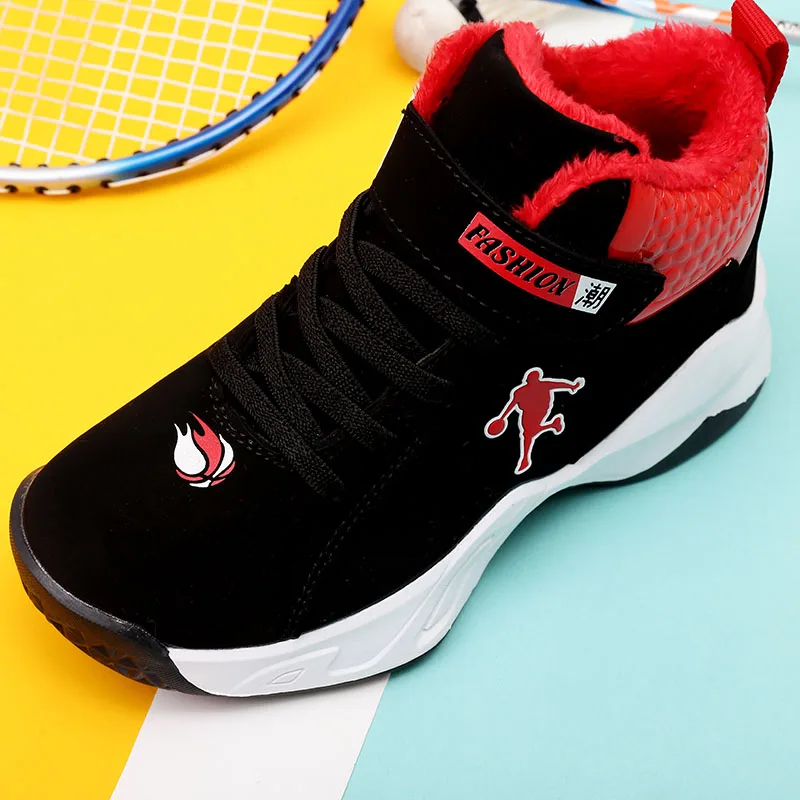 Баскетбольные кроссовки для мальчиков и девочек, новинка, детские кроссовки, уличная Нескользящая спортивная обувь, обувь Jordan, детская обувь, корзина