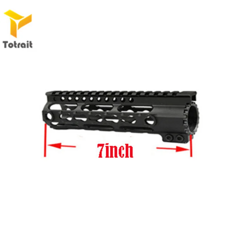 Totrait Tactical 7 ''9'' 10,2 ''12. 2'' 15,25 ''Handguard Keymod рельсовая система для страйкбола AEG для охоты стрельба черный