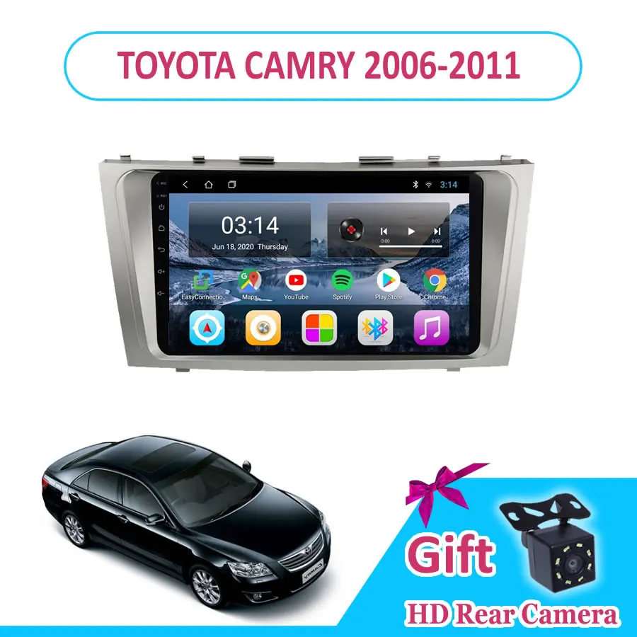 9 ''IPS Android TOYOTA CAMRY 2006/2007/2008/2009/2010/2011 автомобильный Радио Мультимедиа GPS навигация