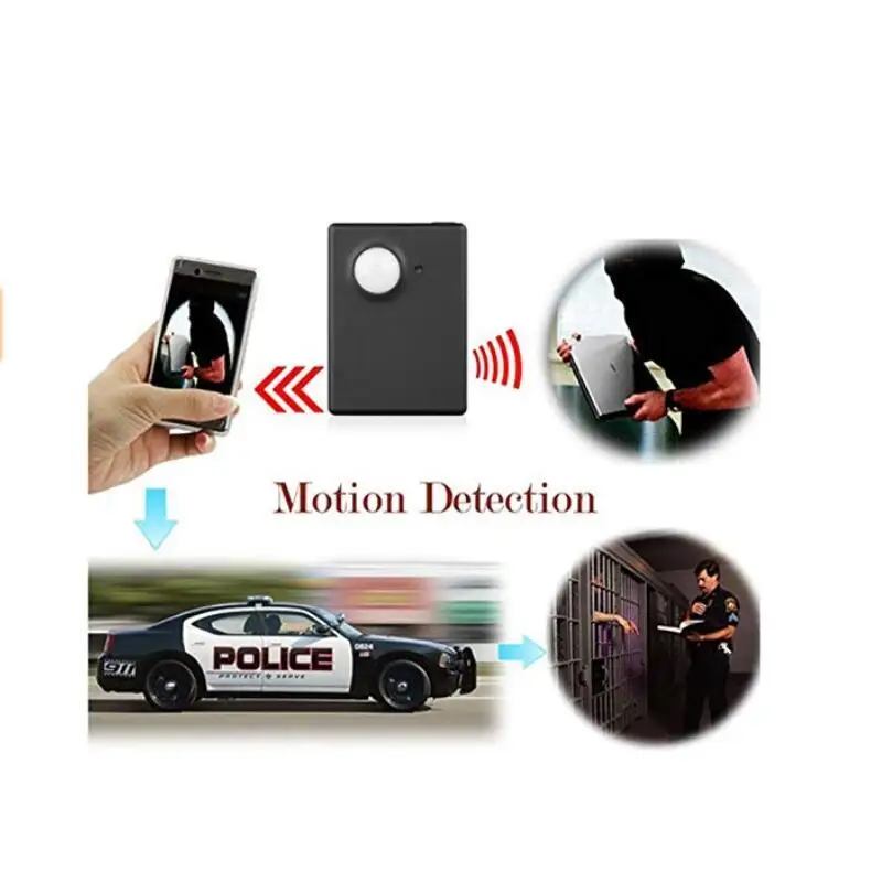 X9009 GPS трекер мини умный беспроводной PIR датчик движения Поддержка HD камера SMS MMS GSM
