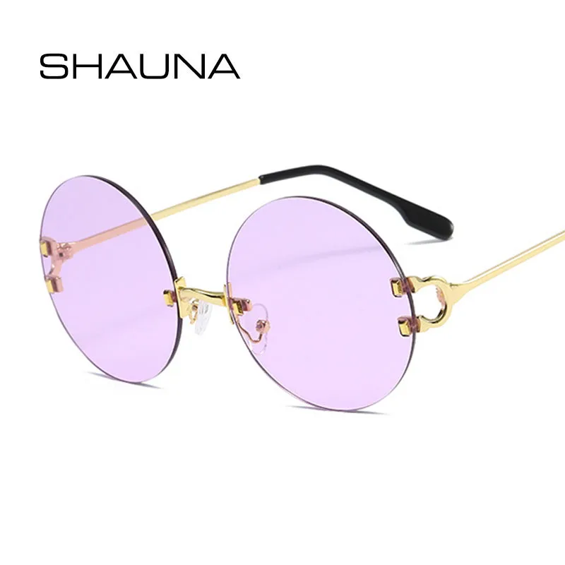 Женские и мужские солнцезащитные очки без оправы SHAUNA, брендовые дизайнерские солнцезащитные очки ярких цветов, UV400|Женские солнцезащитные очки| | АлиЭкспресс