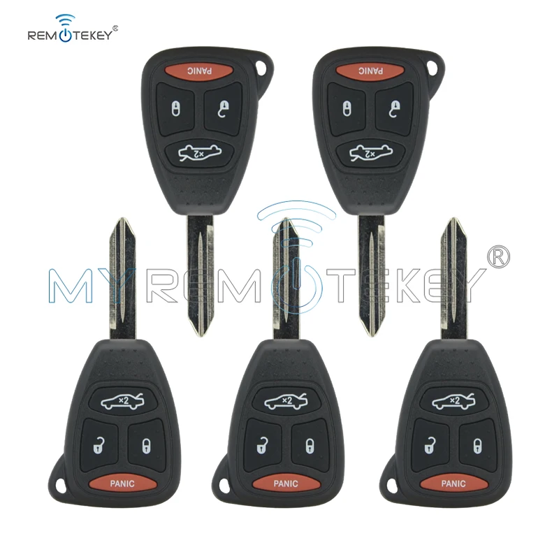

Remtekey 5pcs remote head key 4 button KOBDT04A 315mhz for dodge chrysler jeep Dakota Durango Charger 300 Aspen Grand Cherokee