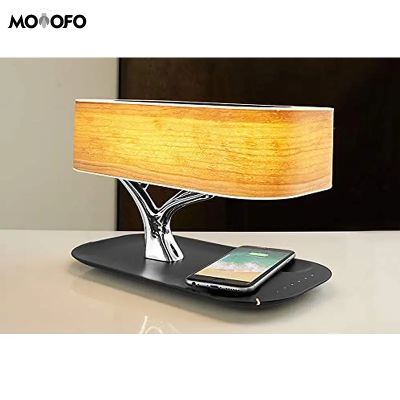 wireless charging bedside lamp