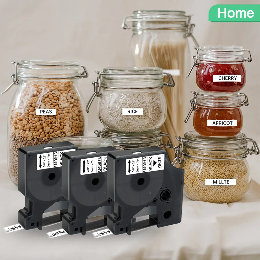 Compatível Dymo Label Tape Fita d1 Compatível com Dymo Labelmanager da Impressora Lm160 Lm420 12 mm 45021 45023 45024 10pk 45013 45010 45018 - Imagem 2