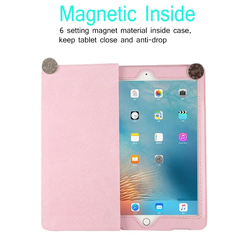 Folio Coque iPad Case for iPad 9.7 5th 6th iPad Air 1 Air 2 Magnetic Smart A1566 A1822 PU Stand 2 Cover ipad case tablet case