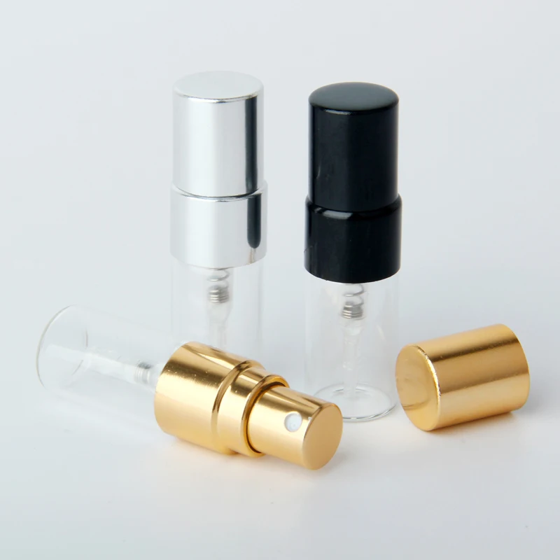 100PCS/Lot 2ml/3ml/5ml/10ml Refillable Perfume Bottle Empty Spray Bottle Atomizer Perfume Bottles