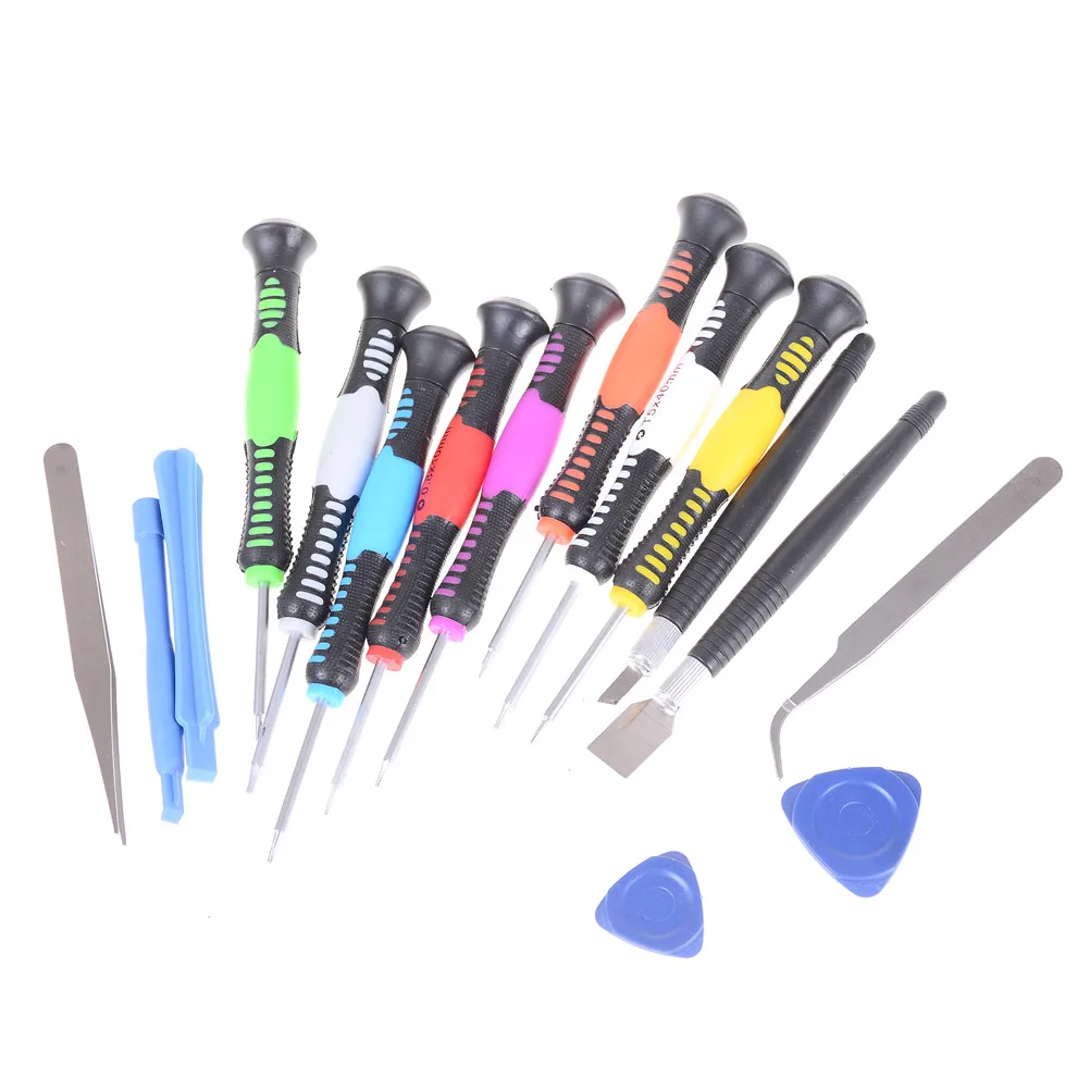 1Set/Lot 16 In 1 Mobile Phone Repair Tools Professional Screwdrivers Set Kit For Iphone Ipad Samsung Accessory