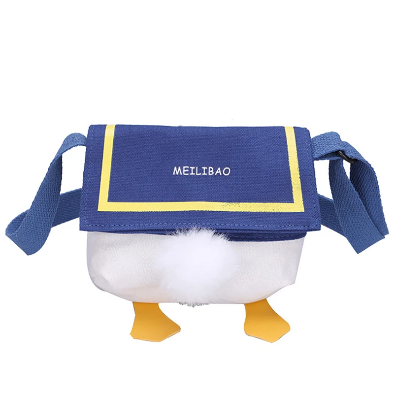 Disney Brand Cartoon Daisy Baby Girl Fashion Shoulder Bags For Kids Canvas Donald Duck Crossbody Bag Children Cute Small Package