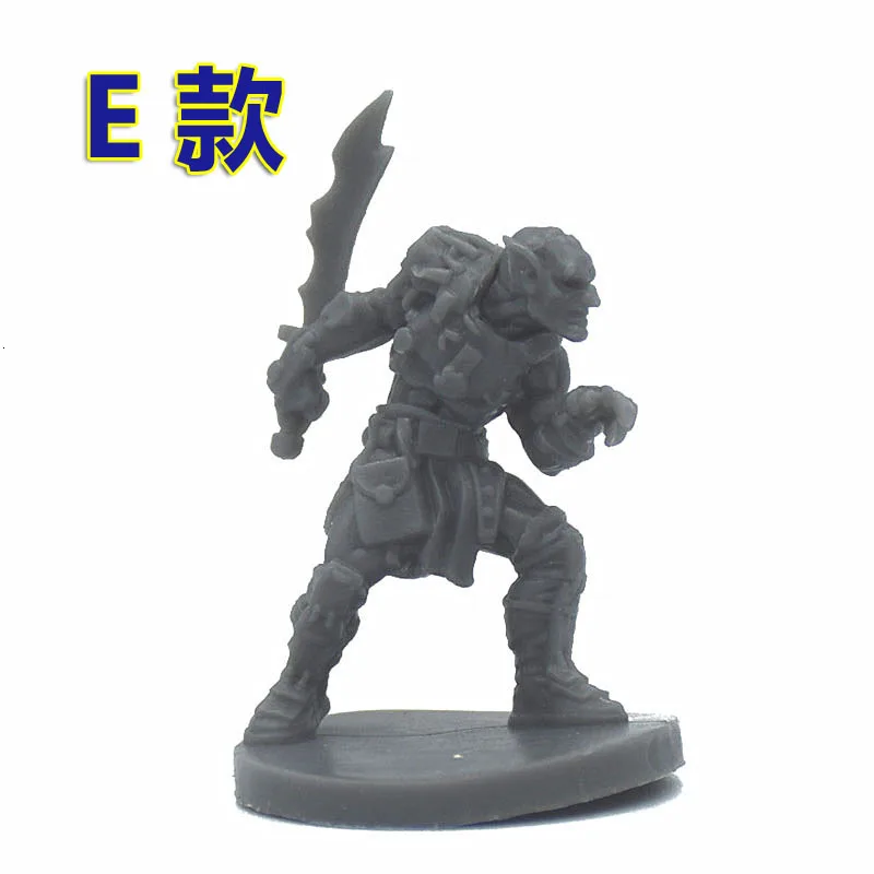 1: 72 пропорции смоляная модель настольная игра RPG игра модель кольцо Властелина средняя земля персонажи модель - Цвет: e