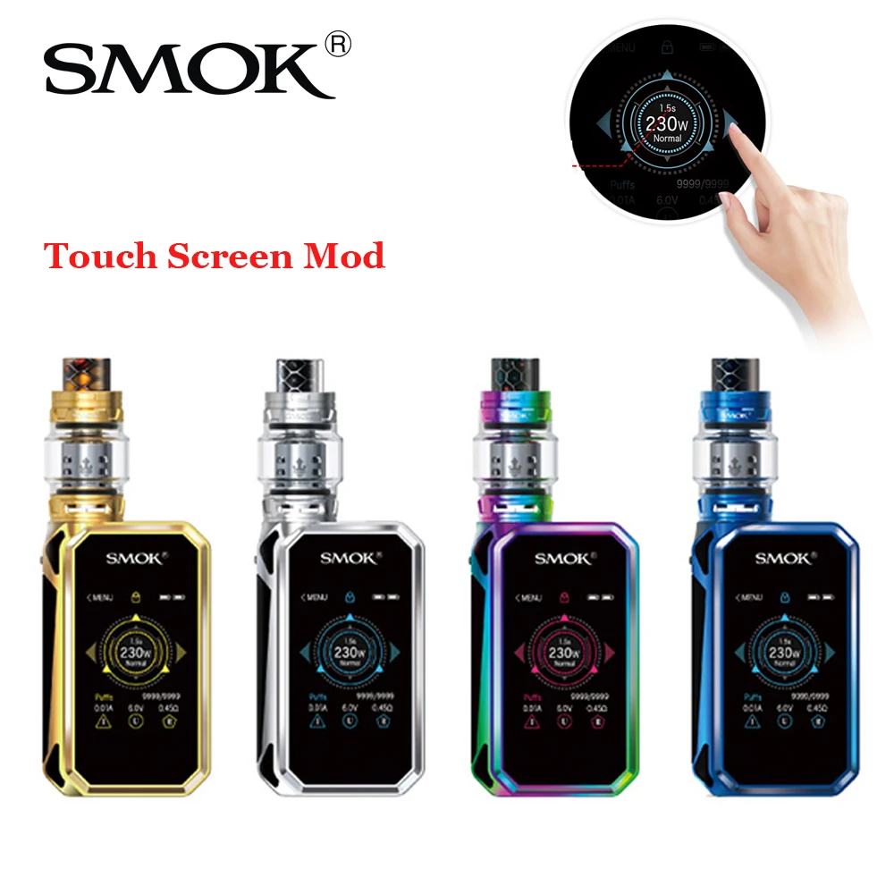 Original SMOK G-PRIV 2 Luxe Edition 230W Touch Screen TFV12 Prince TankVaporizer Gift Battery Electronic Cigarette Vape Kit | Электроника