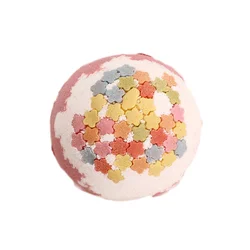 100g Flower Heart Fragrance Bath Ball Bubble Free Shipping