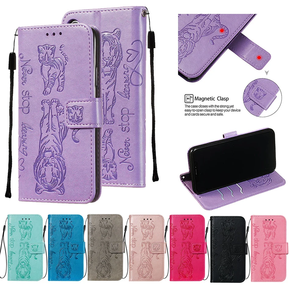 

Coque PU Leather Flip Wallet Cover For Huawei Honor Play 8A 10i 20i Nova 4 Lite Honor 20 Pro P20 lite 2019 P30 P Smart+ Case Bag