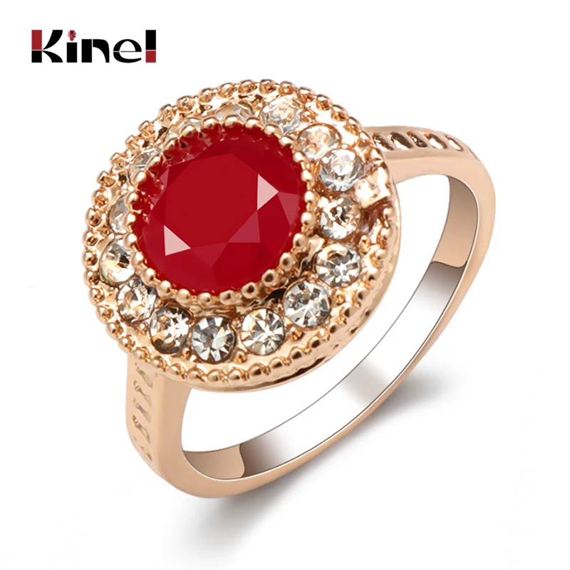 Kinel-2019-Hot-Red-Bride-Wedding-Rings-Korea-Fashion-Women-Gold-Big-Rings-Vintage-Jewelry-Wholesale