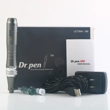 

M8 derma pen microneedle mesotherapy wireless ultima microneedling system M8 for home use skin care kit electric dr pen 6 speed