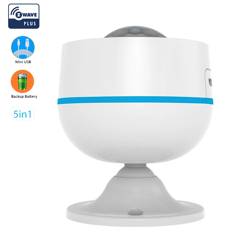 

Coolcam Z-Wave PIR Motion Sensor +Temperature+Humidity Detector Work With Zwave System 500 Series and 700 Series Home Automation