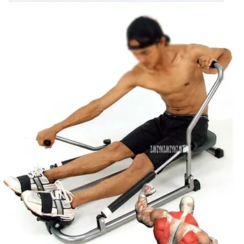 

RM6350 Household Double Track Machine Hydraulic Foldable Seated Row Machine Folding Rowing Machine Indoor Fitness Equipment