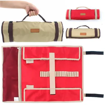 

Outdoor Tent Tools Accessories Kit Bag Hammer Wind Rope Tent Pegs Nail Storage Bag Portable Camping Nails Bag Organizer 2 Colors