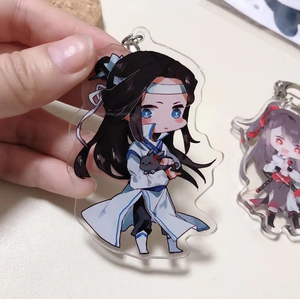 Grandmaster of Demonic Cultivation MDZS The Untamed Wangji Wunxian Косплей акриловый брелок Подвеска фигурка брелка для ключей стенд модель - Цвет: Pendant 02
