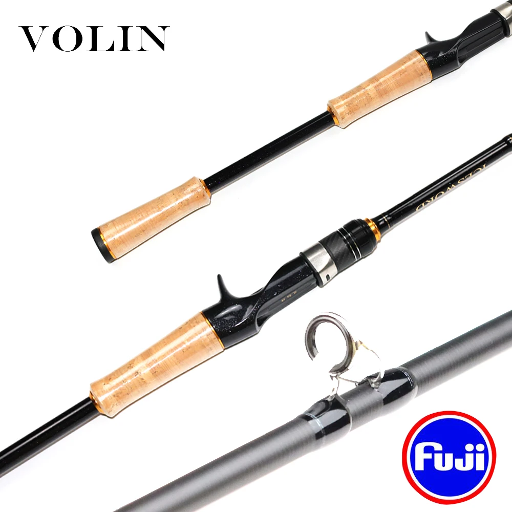 Новое спиннинговое Fsihing удилище VOLIN 1 68 м 8 2 4 МФ направляющее кольцо FUJI пробка Fuji