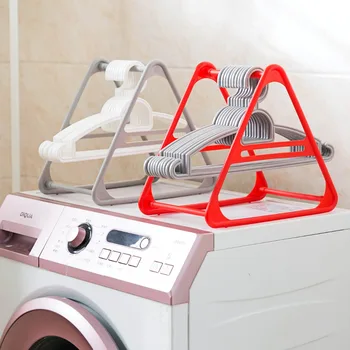 

Triangle Clothes Hanger Holder Household Laundry Storage Rack Drying Racks Storage Shelf