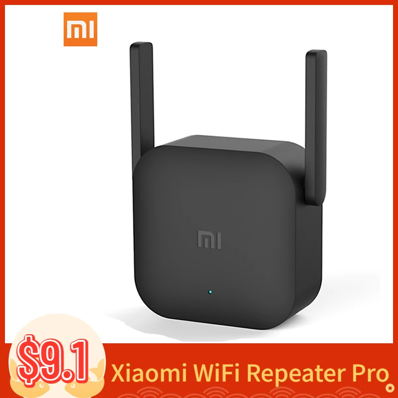 Xiaomi WiFi Repeater Pro роутер wi fi 300M Mi-Amplifier Network Expander Router Power Extender Roteador 2 Antenna repetidor wifi |