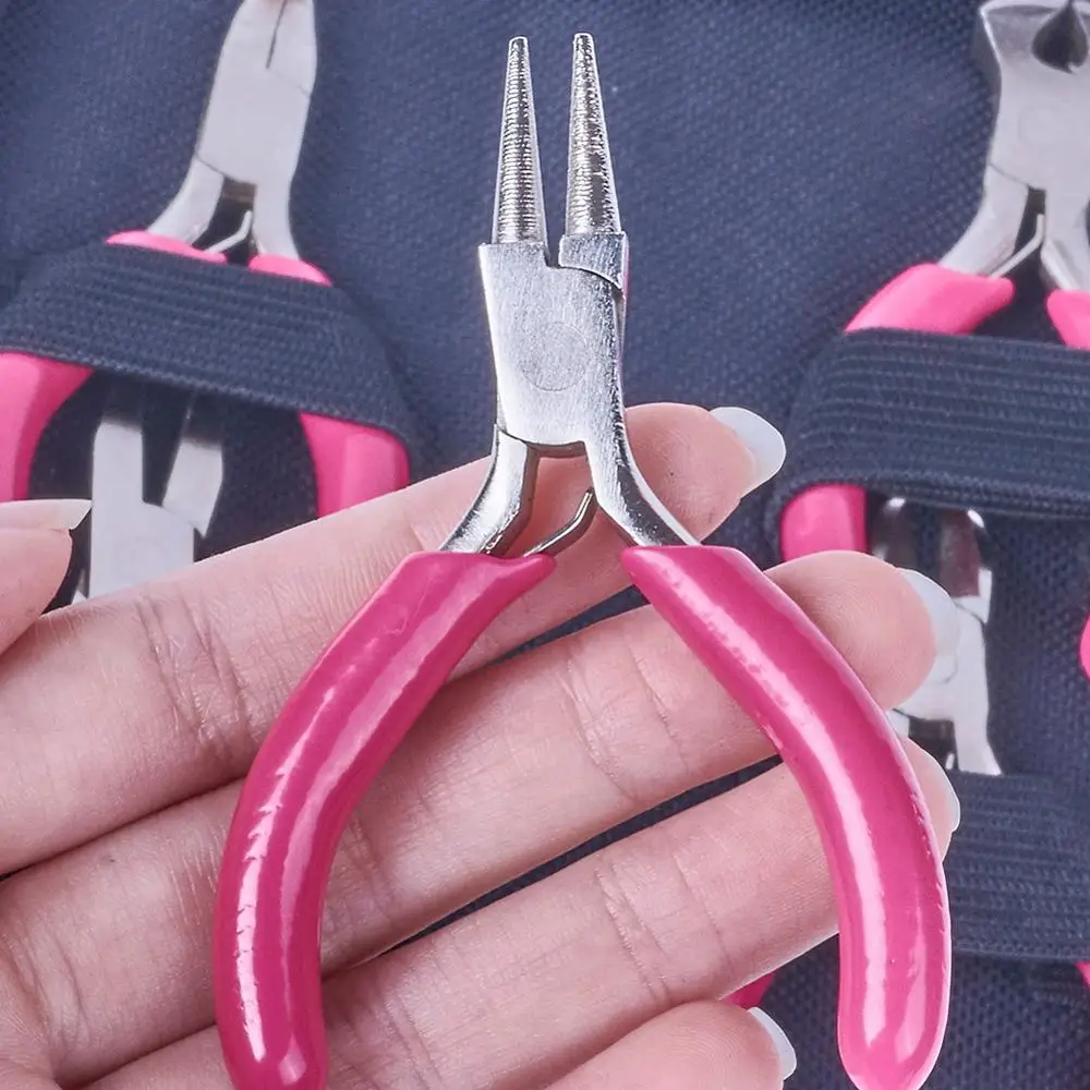 Mini Pink Pliers Tool Kit