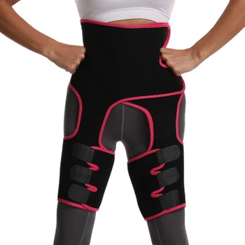 

Neoprene Sweat Body Shaper Legs Shaper Slimming Control Fat Shapewear Women's Support Belt Legs Slimmer Reduce Wraps