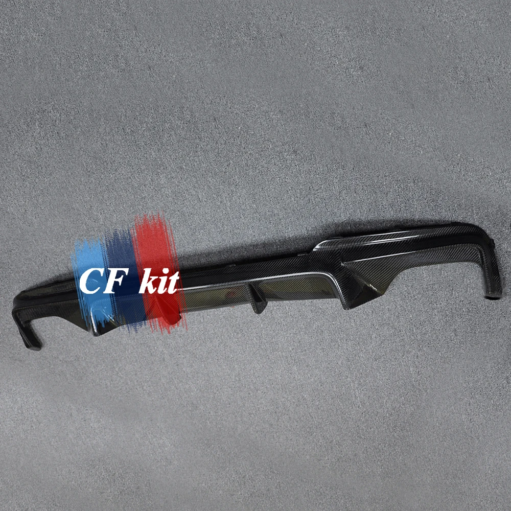 CF комплект заднего бампера для губ из углеродного волокна V-DTM стиль для BMW F10 Автомобильный задний диффузор авто спойлер для губ подходит для F10 M-TECH бамперы