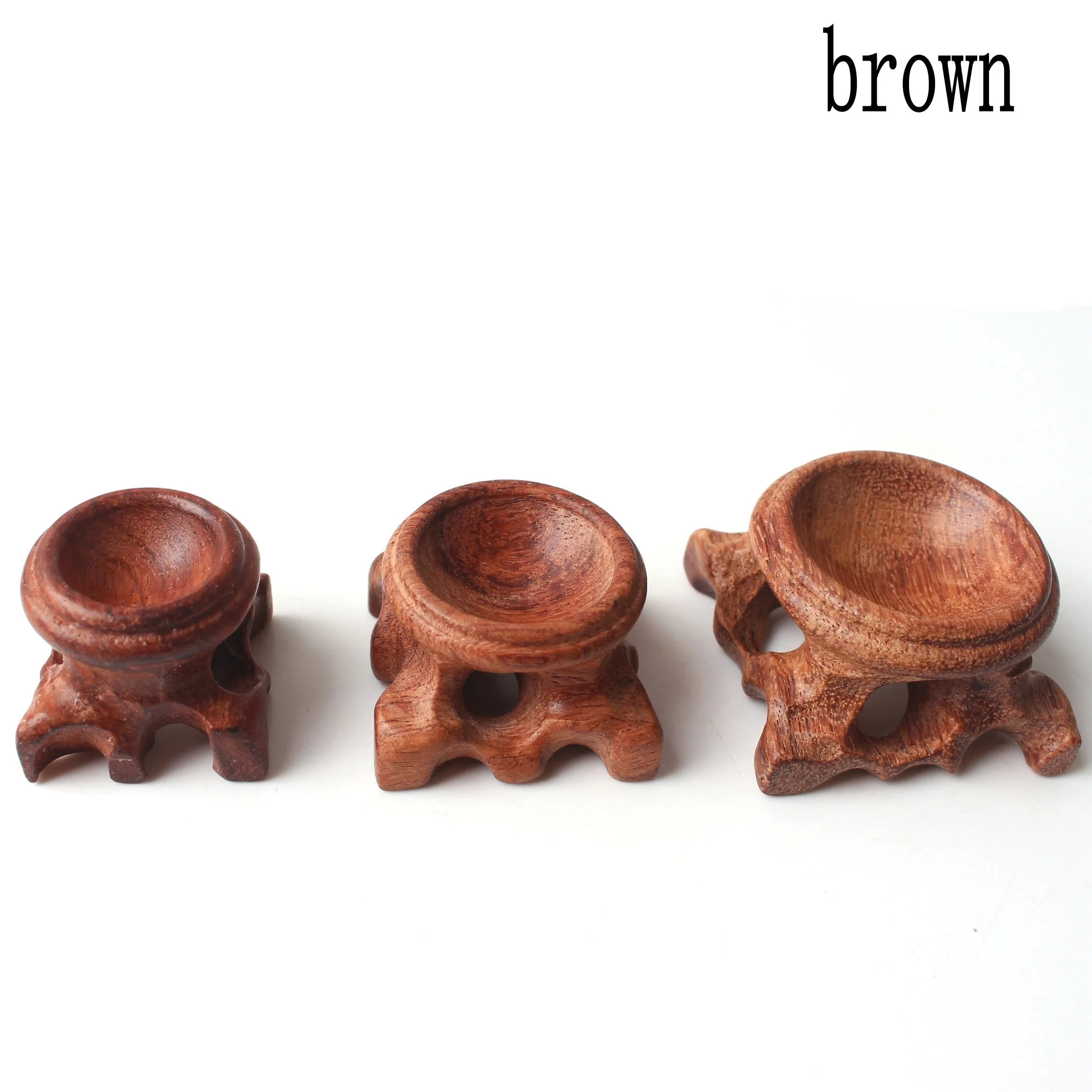 Дерево ремесло дисплей подставка Подиум основа для хрустальный шар яйцо