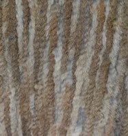 army green Китай AU071 Высокое качество 1*1 Толстая вязаная зимняя модная Пушистая Шапка из меха кролика - Цвет: army green