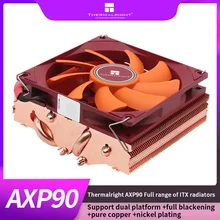 

ITX Cooler Thermalright AXP90 FULL HTPC High 47mm low profile A4 Case CPU Cooling with 92mm PWM fan For intel 115x 1200 AMD AM4