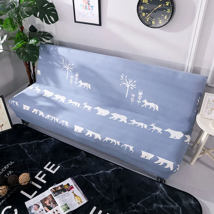 Диван Чехлы протекторы Slipcover эластичный полный охват без подлокотника для дома MK