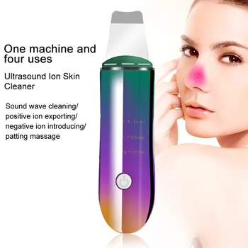 

Blackhead Machine Peeling Ultrasonic Deep Skin Scrubber Facial Cleaner Lifting Remove Dirt USB Charging Reduce Wrinkles Spots
