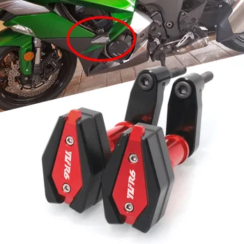 

Motorcycle Falling Protection Frame Slider Fairing Guard Anti Crash Pad Protect For Yamaha YZF R6 2017 2018 2019
