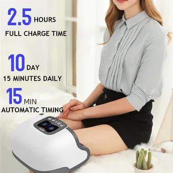 

Double Knee Massager Infrared Heating Massage High Frequency Vibration Magnetic Effect Knee Pain Relief Therapy Instrument