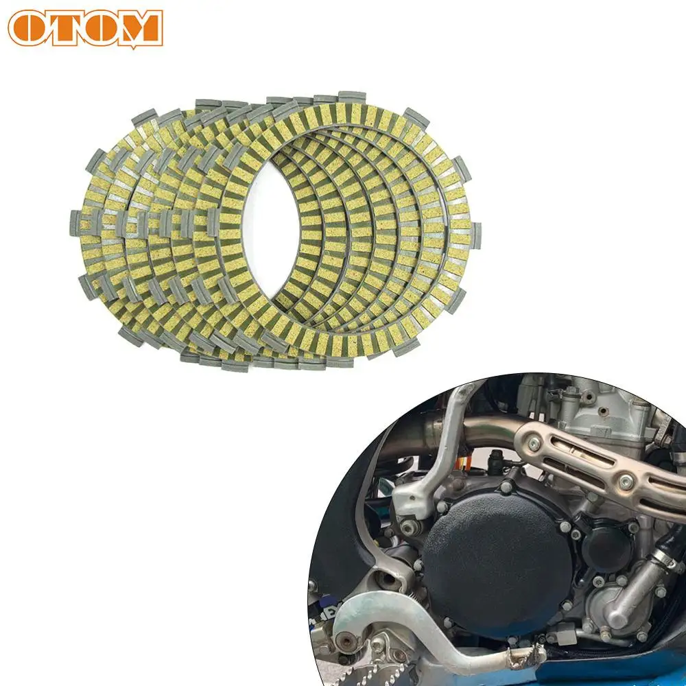 OTOM 7 шт. мотоциклетные фрикционные диски сцепления для YAMAHA YZ125 TT R250 WR250R WR250X