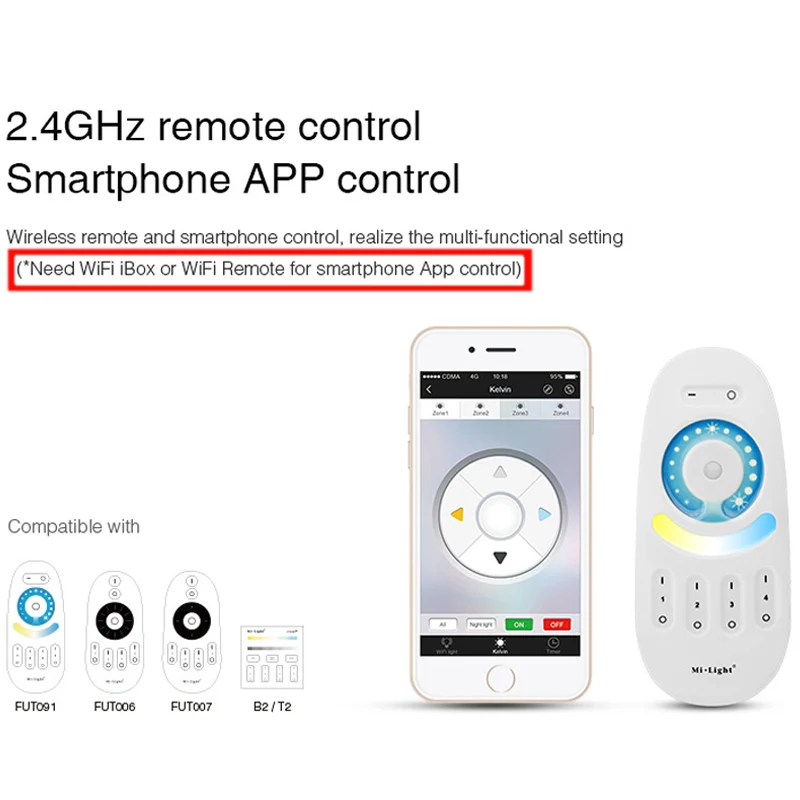 MiBOXER(milight) PL2 40 Вт цветовая температура светодиодный драйвер панели, входная мощность ac220в; Выходная DC30-40V; Выходная мощность(макс.) 40 Вт; 2 канала