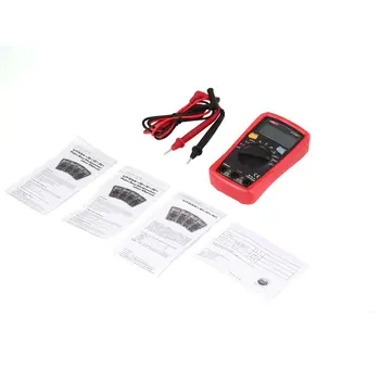 

Digital Multimeter UNIT DC/AC Voltage Current Meter Handheld Ammeter Diode Capacitance Tester 1999 Counts Multitester UT33A+
