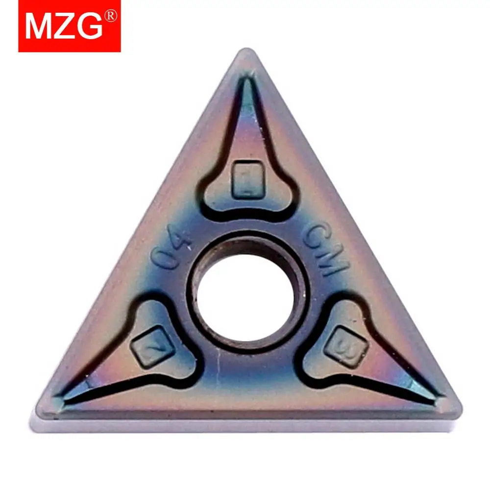 MZG 10 шт. TNMG 160404 08 ZP1530 токарный станок с ЧПУ из титанового сплава твердая сталь токарная резка Расточная MTFN
