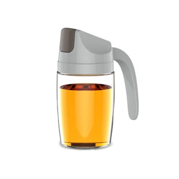 

Automatic Opening Glass Oil Pot Kitchen Household Plastic Leak-Proof Oil Tank Soy Sauce Bottle Vinegar Pot GQ