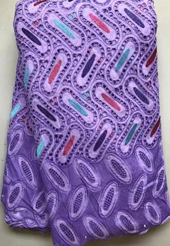 

New Arrival Small Holes Design Dubai Lace African Nigerian Dry Lace Fabric Real Swiss Voile Lace In Switzerland Bridal ALL4369