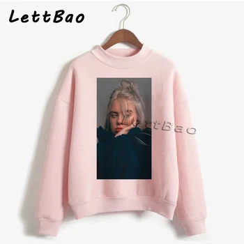 

Billie Eilish Fans Aesthetic Moletom Feminino Sweatershirt Streetwear Vintage Women Tops Harajuku Custom Hoodie Sweat Femme 90s